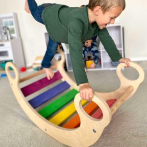 Rocker Climber Arch, Rainbow | Baby Rocking Horses Baby & Toddler Baby Rocking Horses