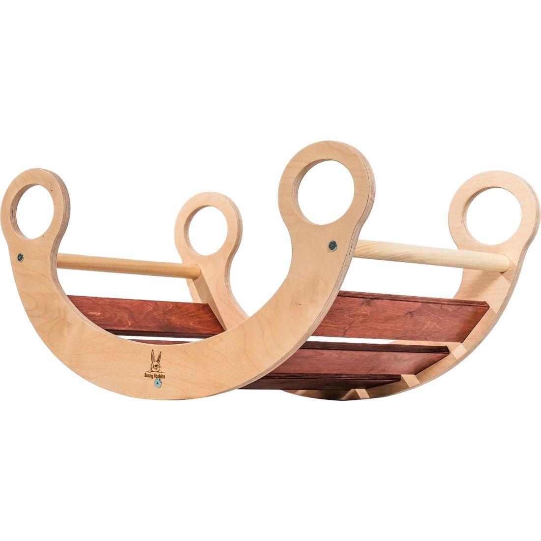 Rocker Climber Arch, Red Oak | Baby Rocking Horses Baby & Toddler Baby Rocking Horses