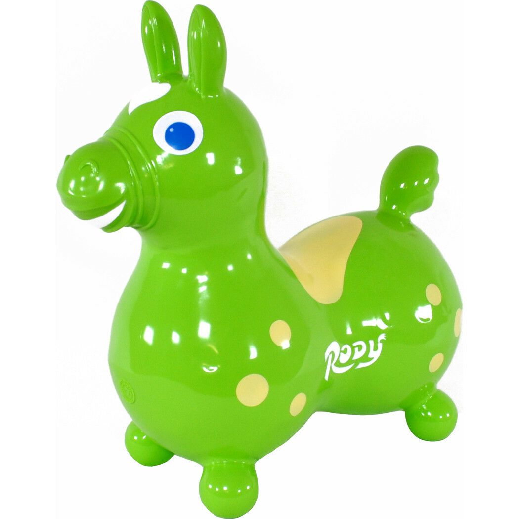 Rody Horse , Lime Green W/Pump | Baby Rocking Horses Baby & Toddler Baby Rocking Horses