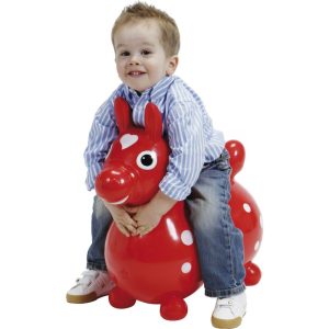 Rody Horse ,Red W/Pump | Baby Rocking Horses Baby & Toddler Baby Rocking Horses