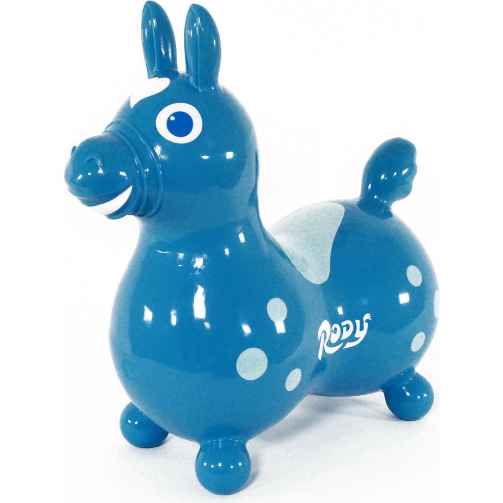 Rody Horse , Teal W/Pump | Baby Rocking Horses Baby & Toddler Baby Rocking Horses