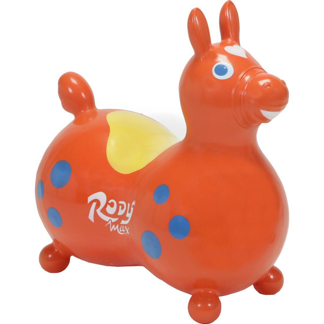 Rody Max With Pump, Orange | Baby Rocking Horses Baby & Toddler Baby Rocking Horses