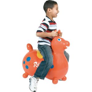 Rody Max With Pump, Orange | Baby Rocking Horses Baby & Toddler Baby Rocking Horses