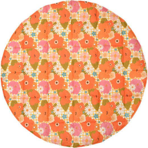 Round Cotton Play Mat, Picnic With Flowers | Activity Gyms & Playmats Activity Gyms & Playmats Activity Gyms & Playmats