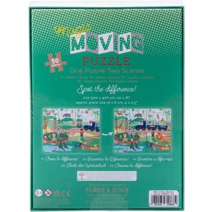 Safrai 50Pc Magic Moving Puzzle | Puzzles Imaginative Learning Puzzles