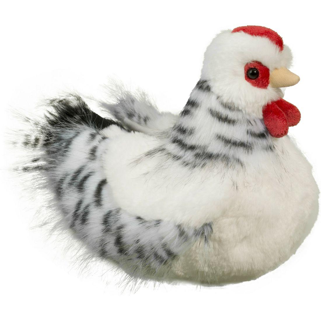 Salty Black & White Hen | Plush Baby & Toddler Multi