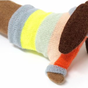 Sausage Dog Baby Rattle | Teethers & Rattles Baby & Toddler Brown