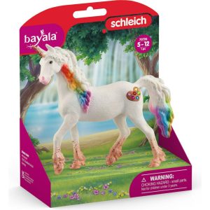 Schleich Bayala: Rainbow Love Unicorn Mare – Magical Figurine | Toy Figures & Playsets Imaginative Learning Multi