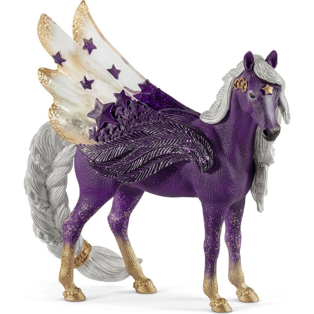 Schleich Bayala: Star Pegasus Mare – Magical Figurine, Purple | Toy Figures & Playsets Imaginative Learning Multi