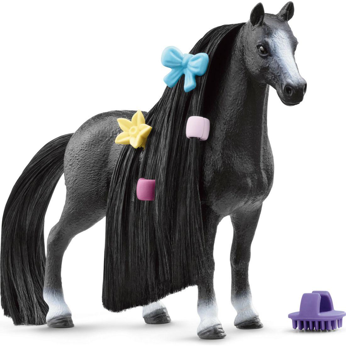 Schleich Beauty Horse: Quarter Horse Mare – Black | Toy Figures & Playsets Imaginative Learning Multi