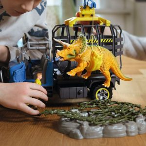 Schleich Dinosaurs: Dino Transport Mission – 13Pc Dinosaur Toy Playset | Toy Figures & Playsets Imaginative Learning Multi