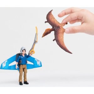 Schleich Dinosaurs: Jetpack Chase – Dino Figurine Playset | Toy Figures & Playsets Imaginative Learning Multi