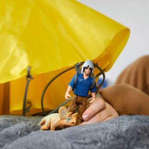 Schleich Dinosaurs: Parachute Rescue – Dino Figurine Playset | Toy Figures & Playsets Imaginative Learning Multi