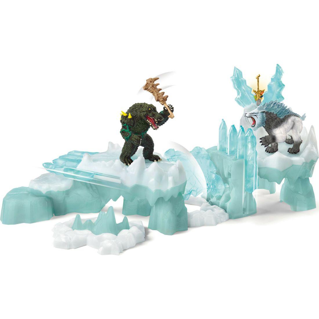 Schleich Eldrador Creatures: Attack On Ice Mythical Playset | Toy Figures & Playsets Imaginative Learning Blue