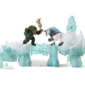 Schleich Eldrador Creatures: Attack On Ice Mythical Playset | Toy Figures & Playsets Imaginative Learning Blue