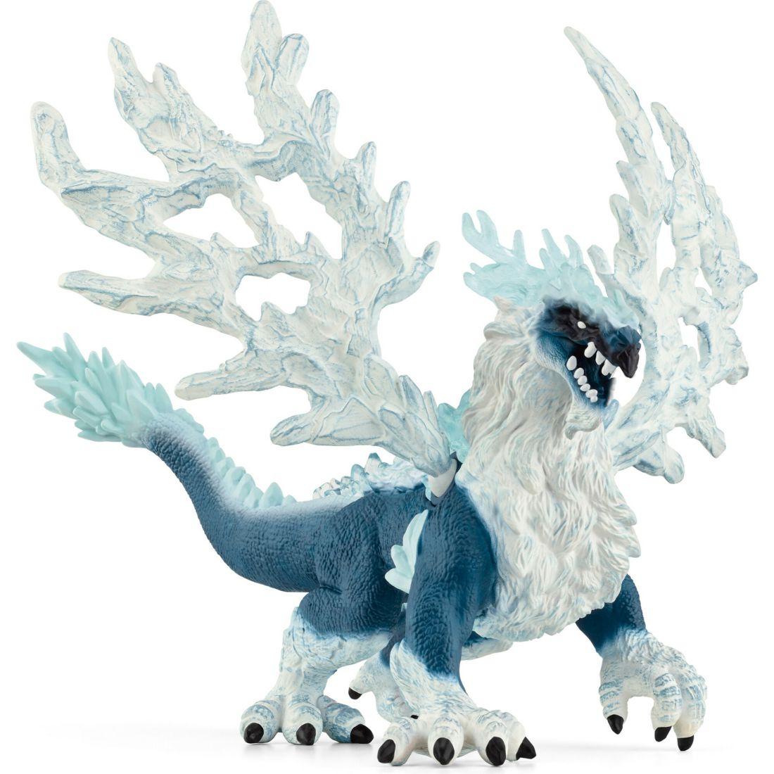 Schleich Eldrador Creatures: Ice Dragon – White & Blue – Fantasy Action Figure | Toy Figures & Playsets Imaginative Learning Multi