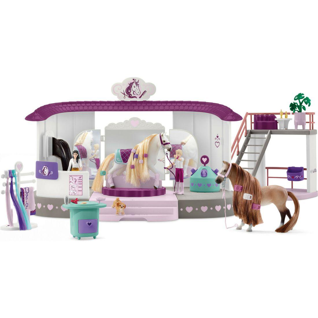 Schleich Sofia’S Beauties: Horse Beauty Salon – 99Pc Playset | Toy Figures & Playsets Imaginative Learning Multi