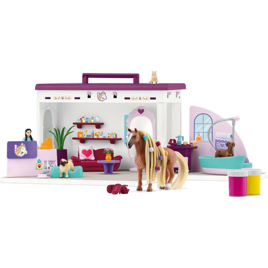 Schleich Sofia’S Beauties: Pet Salon – 66Pc Playset | Toy Figures & Playsets Imaginative Learning Multi