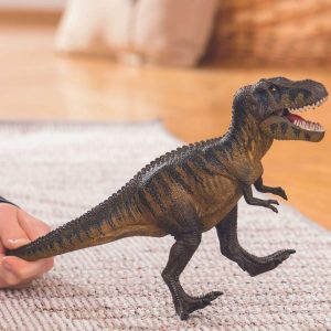 Schleich Tarbosaurus 12" Dinosaur Action Figure | Toy Figures & Playsets Imaginative Learning Blue