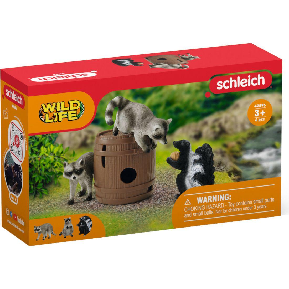 Schleich Wild Life: Nutty Mischief – Animal Figurine Playset | Toy Figures & Playsets Imaginative Learning Multi