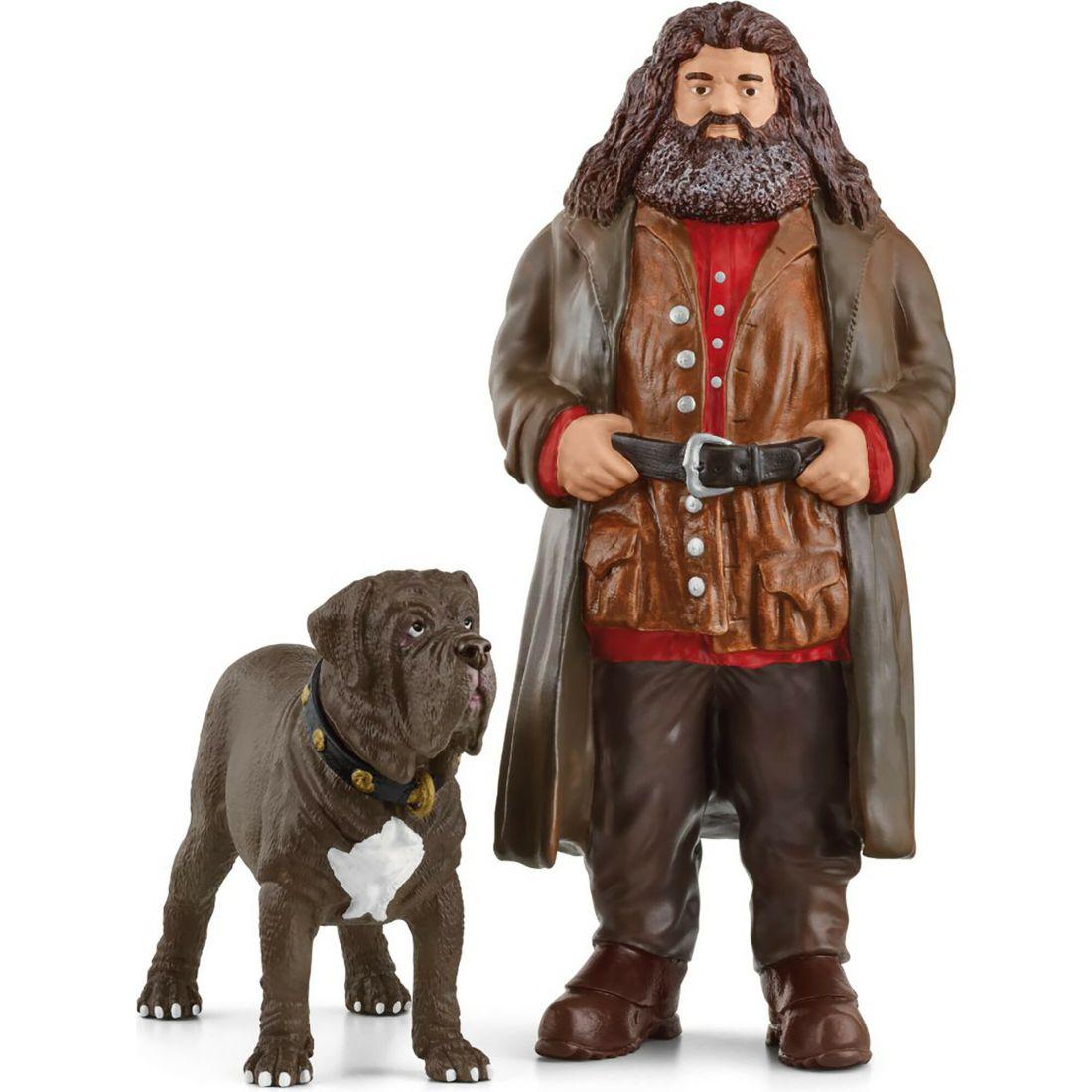 Schleich Wizarding World Of Harry Potter: Hagrid & Fang Figurines | Toy Figures & Playsets Imaginative Learning Blue