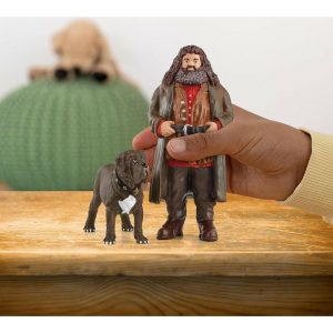 Schleich Wizarding World Of Harry Potter: Hagrid & Fang Figurines | Toy Figures & Playsets Imaginative Learning Blue