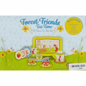 Schylling Forest Friends Tea Time Set For Kids | Play Food & Accessories Kids Multi