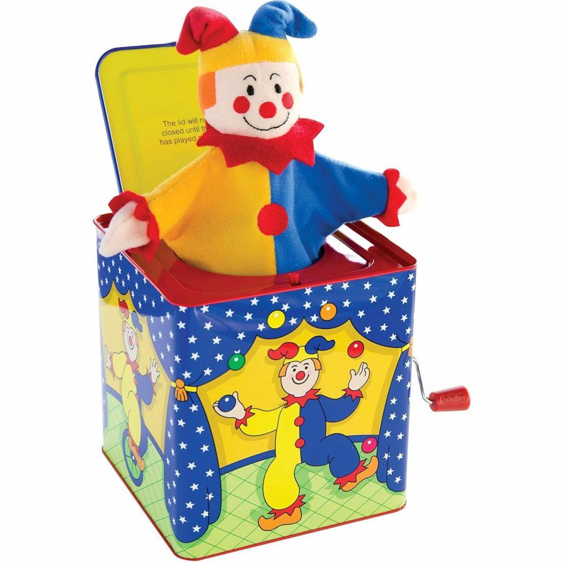 Schylling Silly Circus Jack In Box Toy | Musical Kids Multi