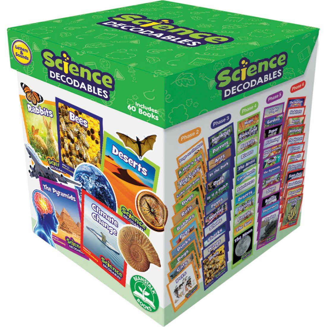 Science Decodables Non-Fiction Boxed Educational Learning Set | STEM Toys Kids Multi