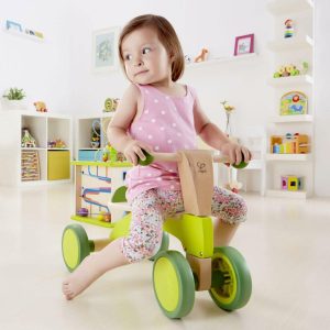 Scoot Around Ride-On Wood Balance Bike In Bright Green | Ride-Ons Outdoor Multi