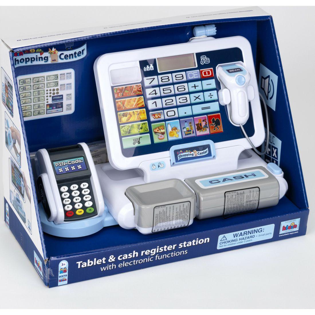 Shopping Center: Tablet & Cash Register Station Pretend Playset | Play Room Kids Multi