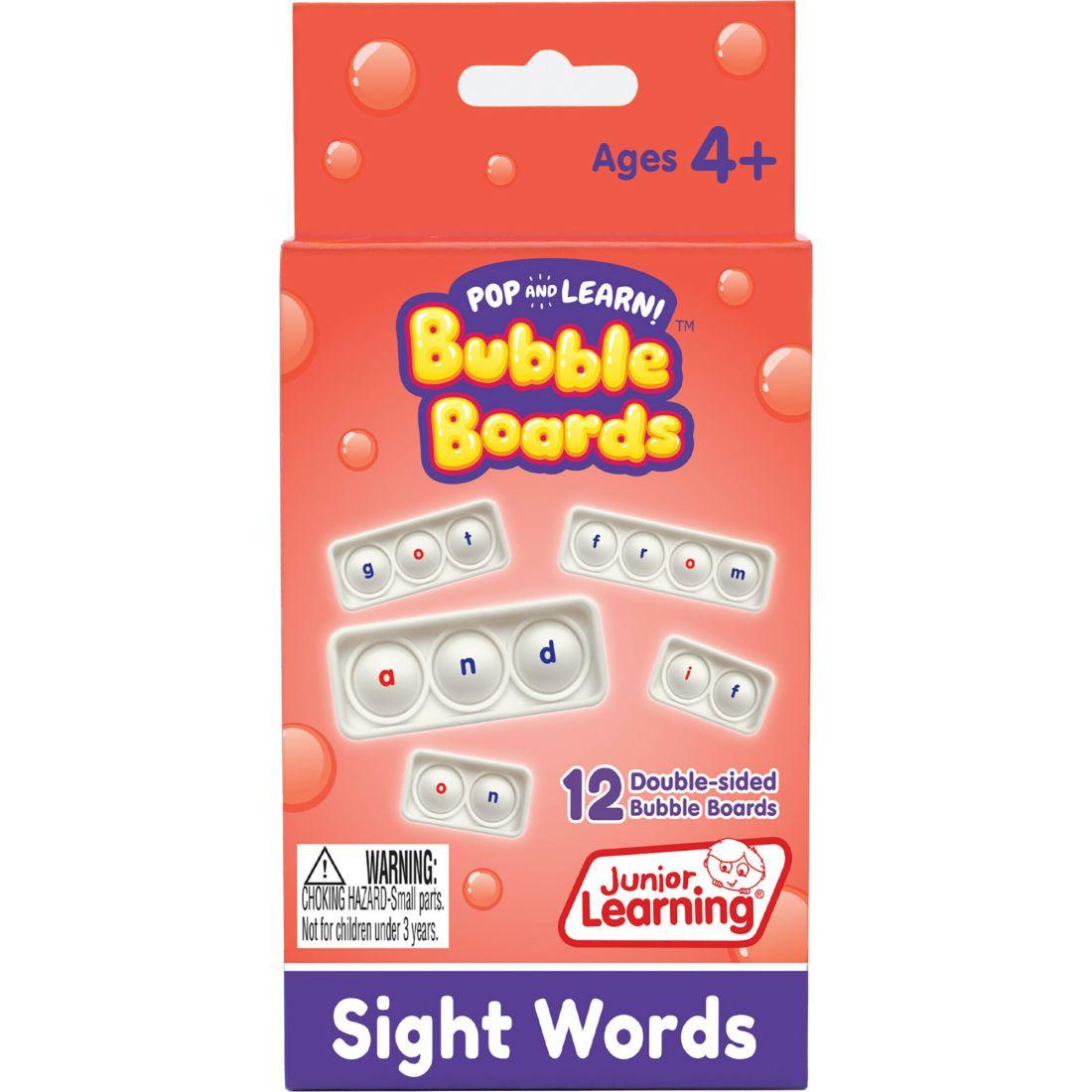 Sight Word Bubble Boards: Junior Learning Pop And Learn Game | Games Games Games