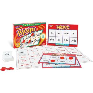 Sight Words Bingo – Language Building Skill Game For Home Or Classroom | Educational Toys Educational Toys Educational Toys