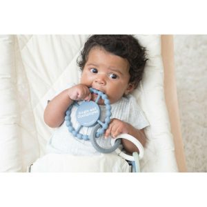 Single And Unemployed Teether | Teethers & Rattles Baby & Toddler Blue