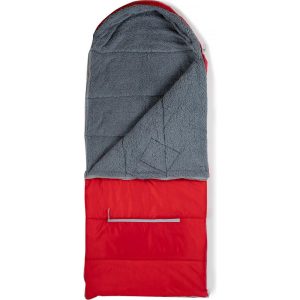 Sleep ‘N’ Pack Big Kids Sleeping Bag, Red/Grey | Yard & Lawn Games Outdoor Red