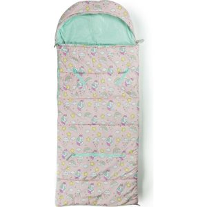 Sleep ‘N’ Pack Littles Sleeping Bag, Unicorns | Yard & Lawn Games Outdoor Prints