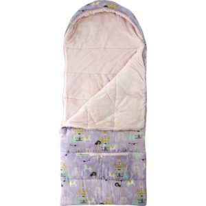 Sleep-N-Pack Packable Sleeping Bag, Little Kid 3-6 Yrs – Princesses | Yard & Lawn Games Outdoor Multi