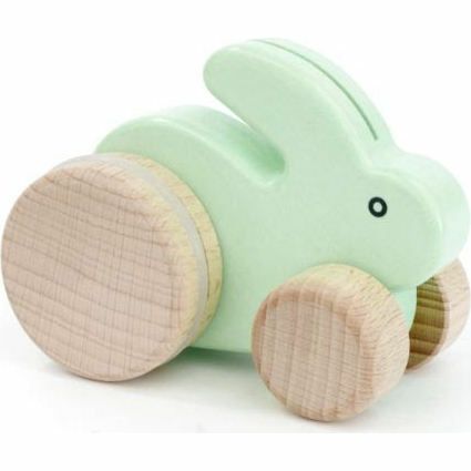 Small Rabbit, Mint | Push & Pull Baby & Toddler Green