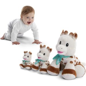 Sophie La Giraffe Plush Toy, Turquoise Collar | Plush Baby & Toddler Multi