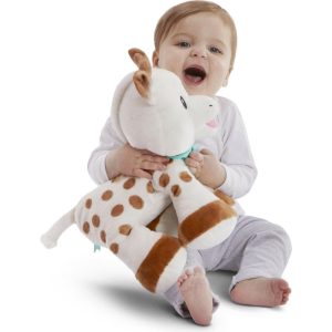 Sophie La Giraffe Plush Toy, Turquoise Collar | Plush Baby & Toddler Multi