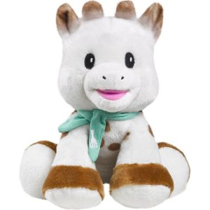 Sophie La Giraffe Plush Toy, Turquoise Collar | Plush Baby & Toddler Multi