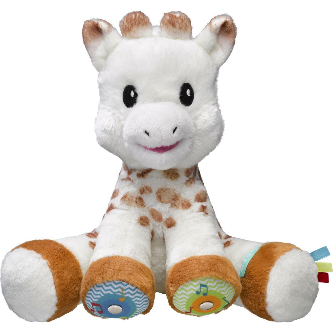 Sophie La Giraffe Touch & Play Plush Toy, White/Brown | Plush Baby & Toddler Multi