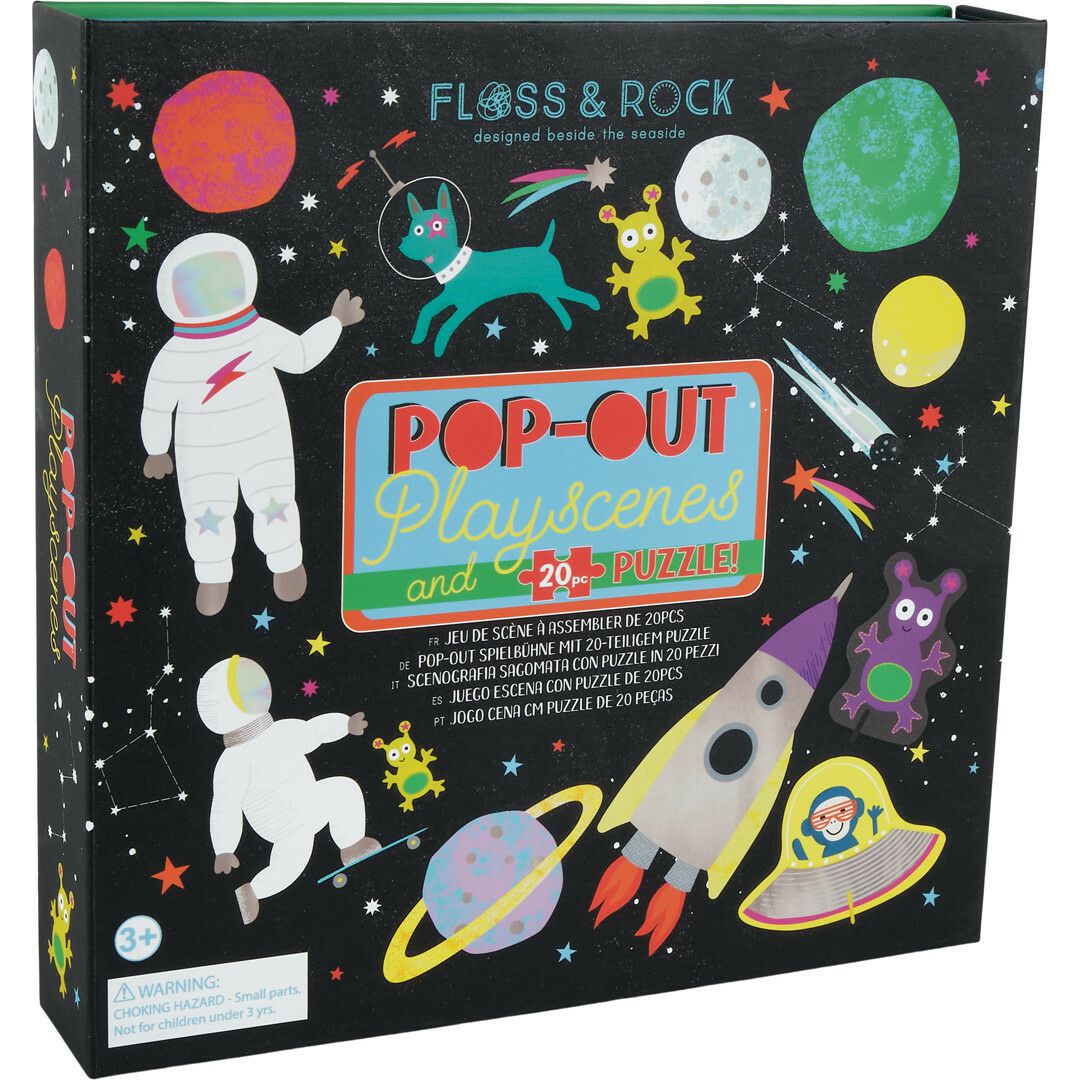 Space Pop Out Play Scene | Puzzles Imaginative Learning Multi