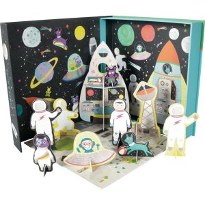 Space Pop Out Play Scene | Puzzles Imaginative Learning Multi