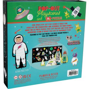 Space Pop Out Play Scene | Puzzles Imaginative Learning Multi