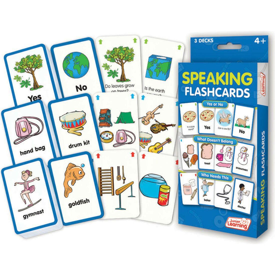 Speaking Flashcards, Kindergarten Grade 1 Learning | STEM Toys Kids Multi