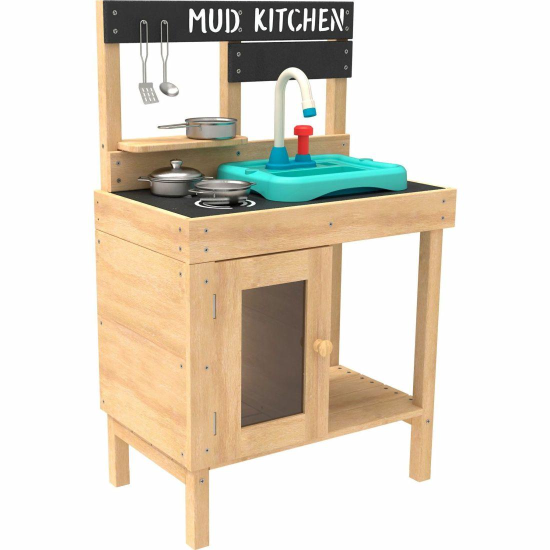 Splash & Play Happy Chef Wooden Mudd Kitchen | Yard & Lawn Games Outdoor Yard & Lawn Games