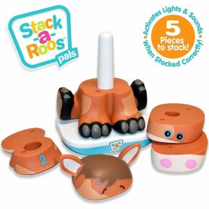 Stack-A-Roos Pals Nesting Stacking Toy W/ Lights & Sounds: Baby Horse | Infant Development Baby & Toddler Infant Development