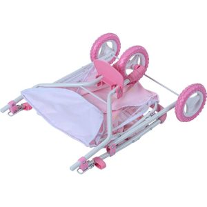 Stars Princess Deluxe Baby Doll Stroller, Pink/White | Dolls & Doll Accessories Dolls & Doll Accessories Dolls & Doll Accessories