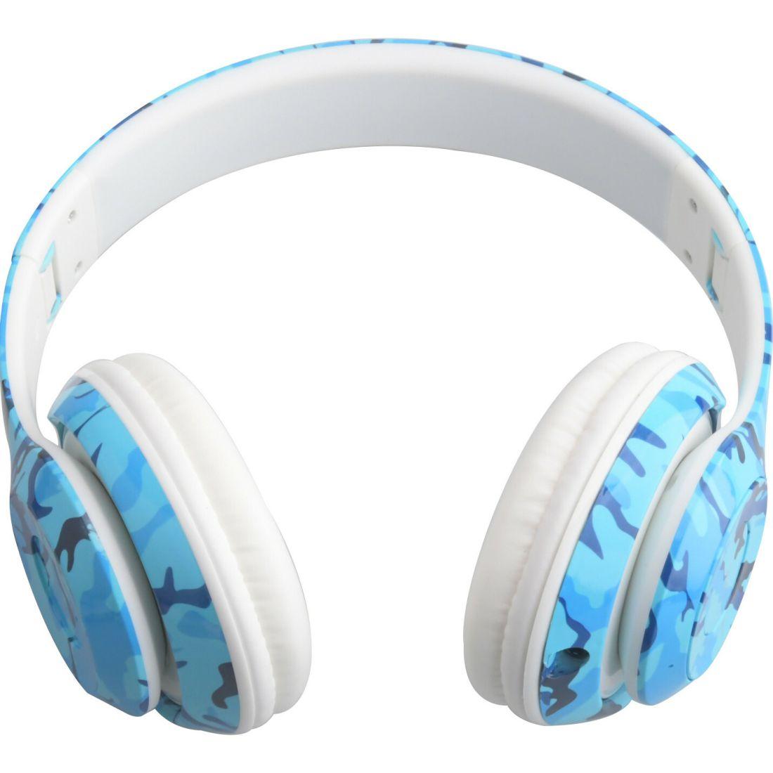 Stereo Bluetooth Camo Headphones | Tech Toys Kids Blue